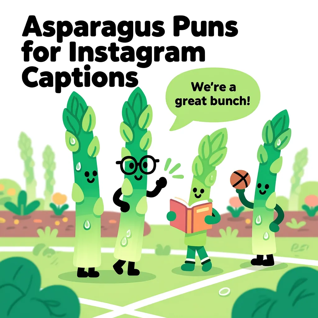 Asparagus Puns for Instagram Captions