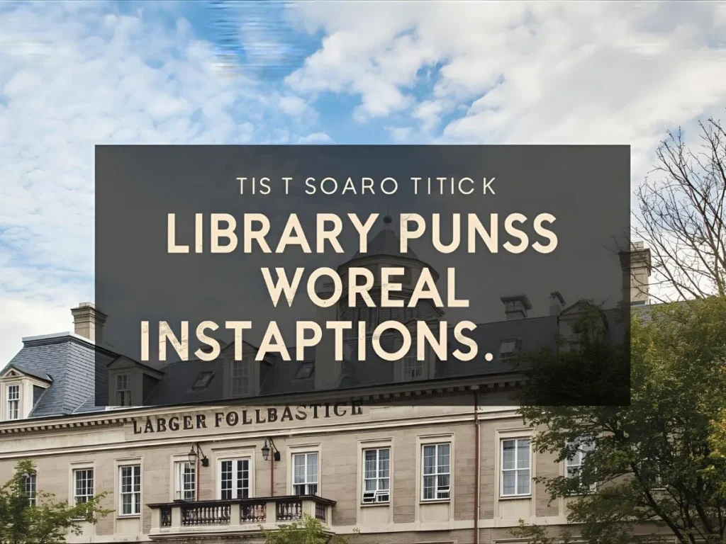 Library Puns for Instagram Captions