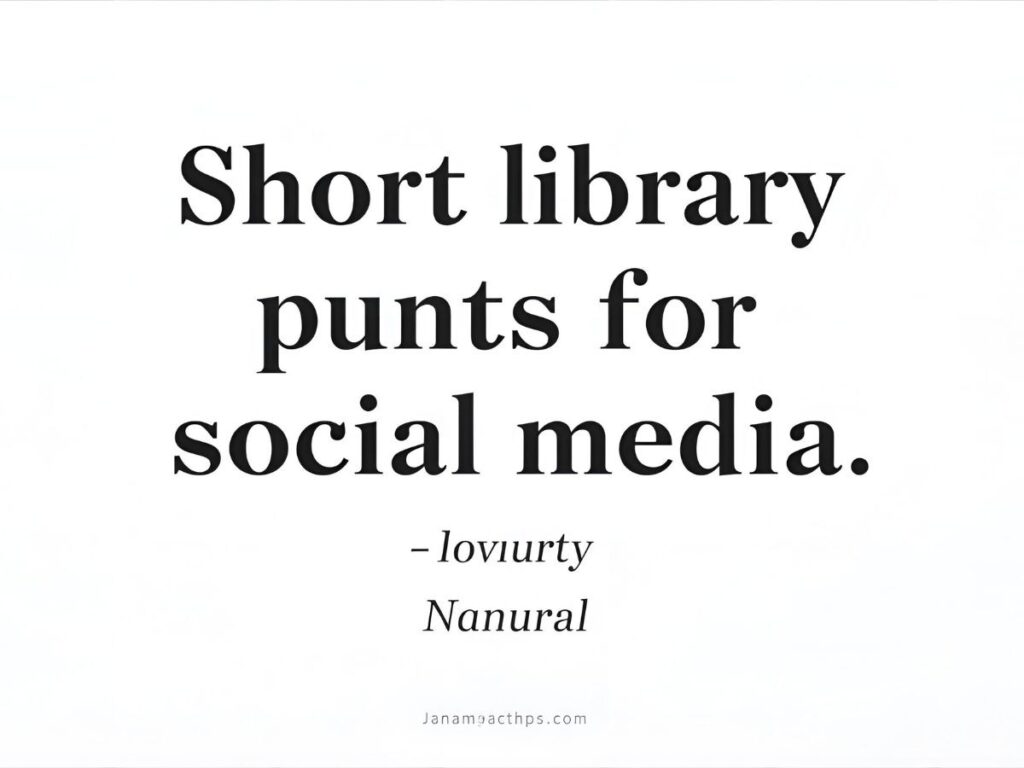 Short Library Puns for Social Media