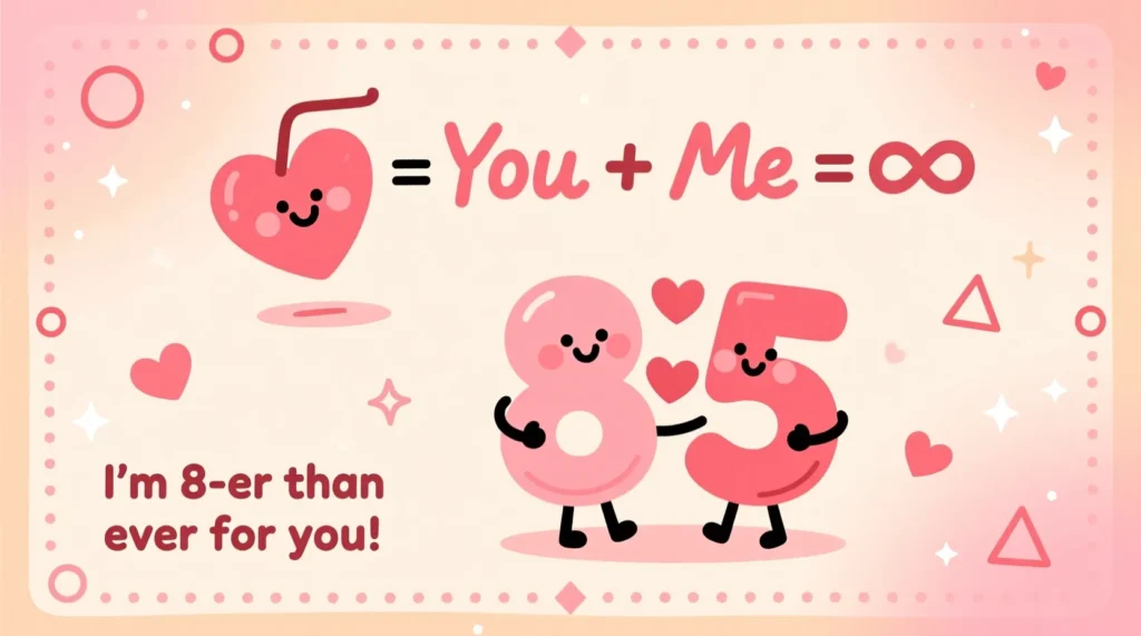 Cute Math Valentine Puns for Cards