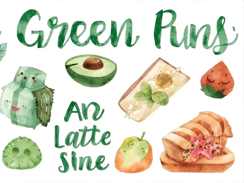 Food-Themed Green Puns