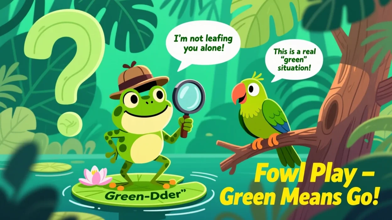 Hilarious Color Green Puns