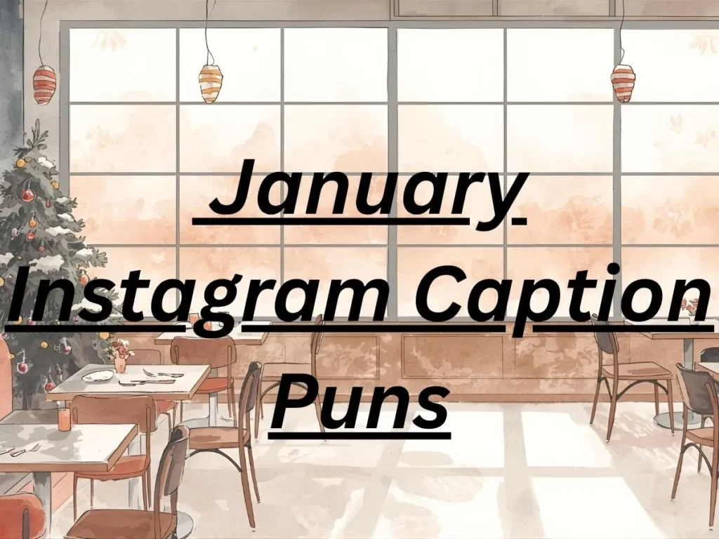  January Instagram Caption Puns