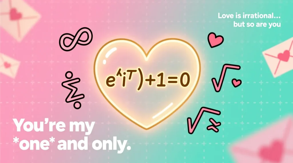 Math Puns for Valentine’s Day Captions 