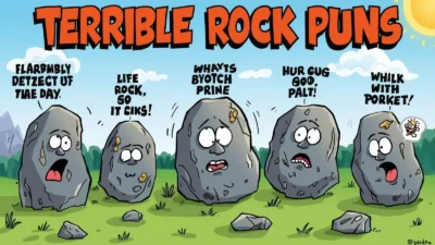 Terrible Rock Puns