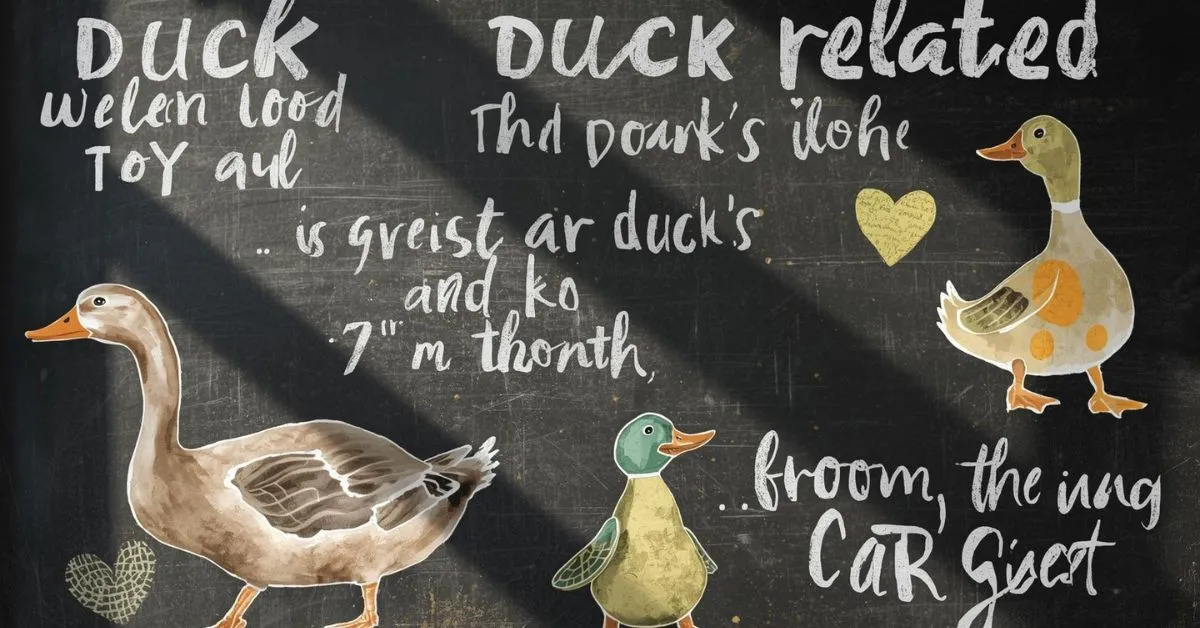 Duck related puns