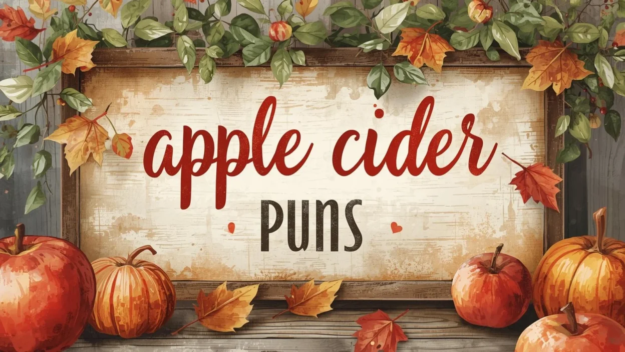 Apple cider puns