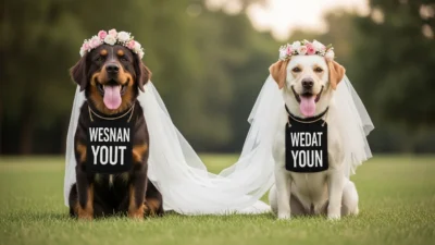 Dog Wedding Puns