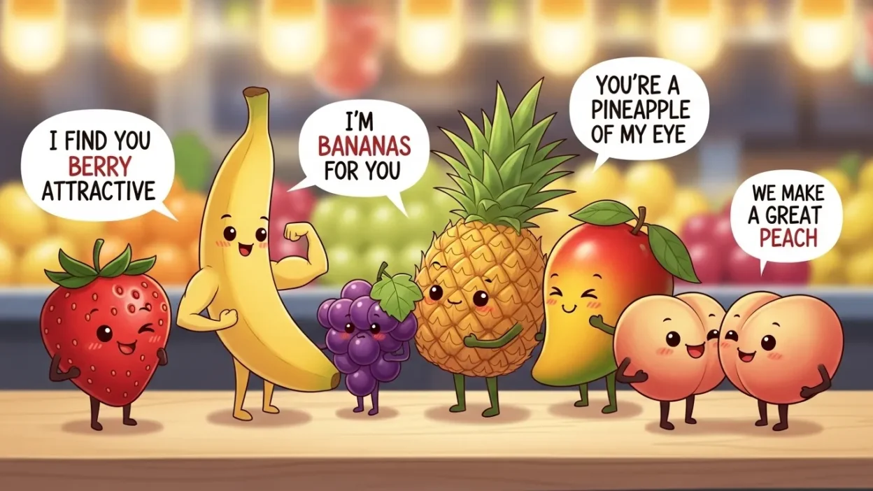 Fruit Puns Flirty
