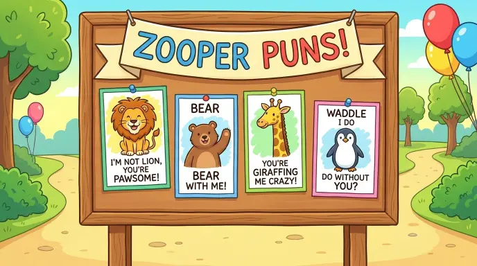 Cute Zoo Animal Puns