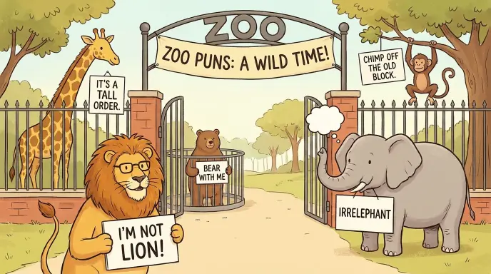 Funny Zoo Animal Puns