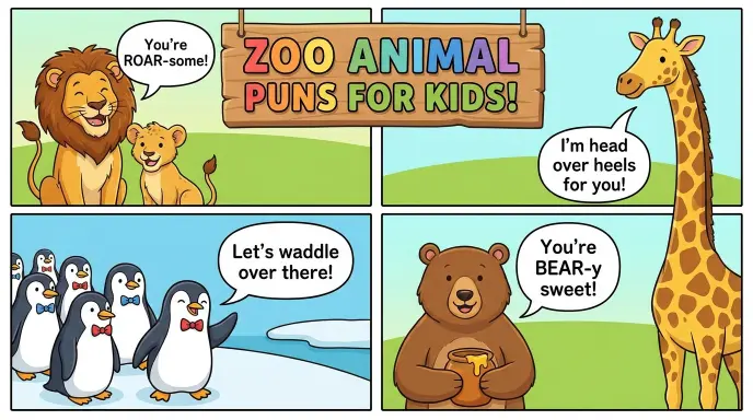 Zoo Animal Puns for Kids